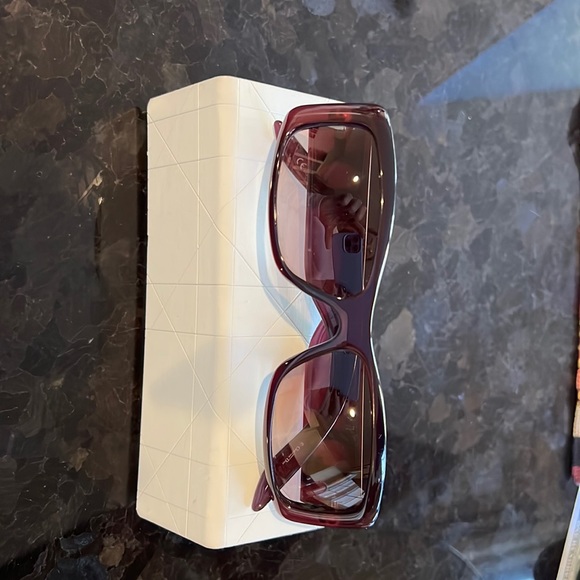 Accessories - Dior glasses, like new ! Burgundy color with crystal details